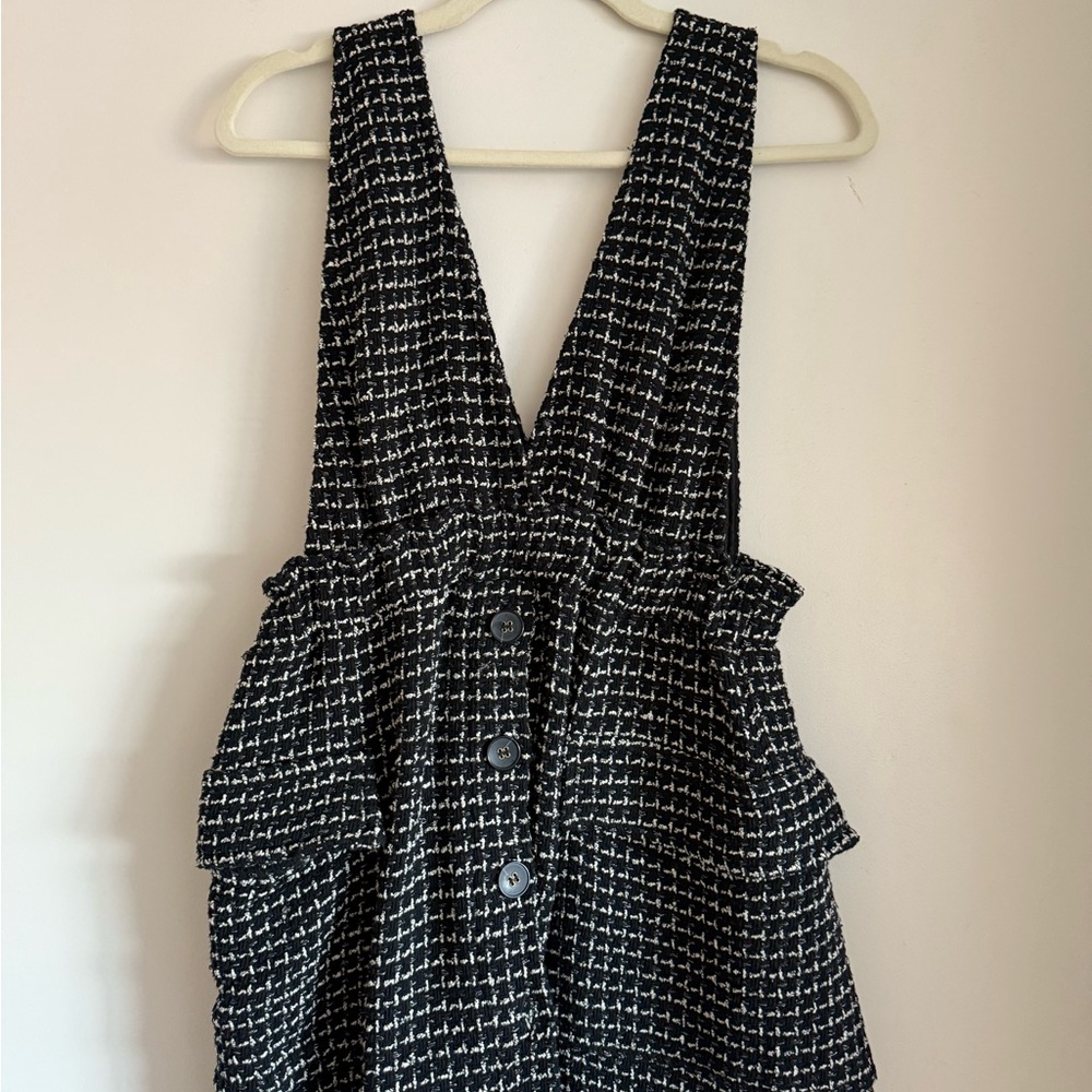Zara Pinafore Dress with Pockets